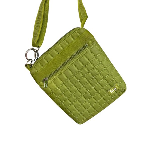 LUG Crossbody Quilted Skipper Travel Bag Green - Picture 2 of 4